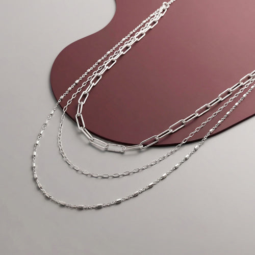 Silver Layered Chain