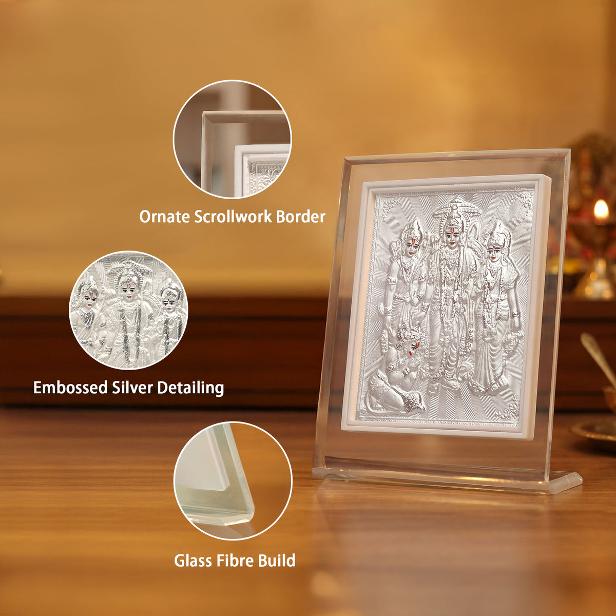 999 Silver Ram Darbar Frame