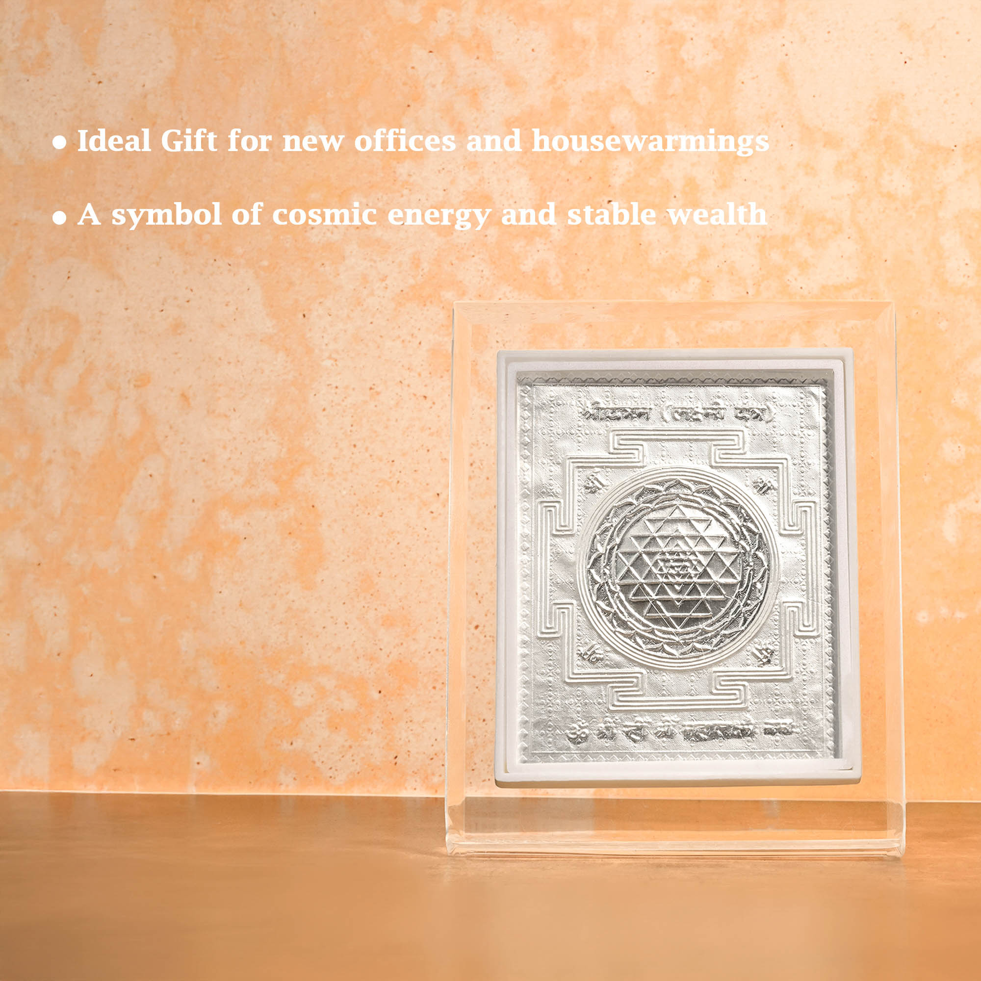 999 Silver Shree Lakshmi Yantra Frame