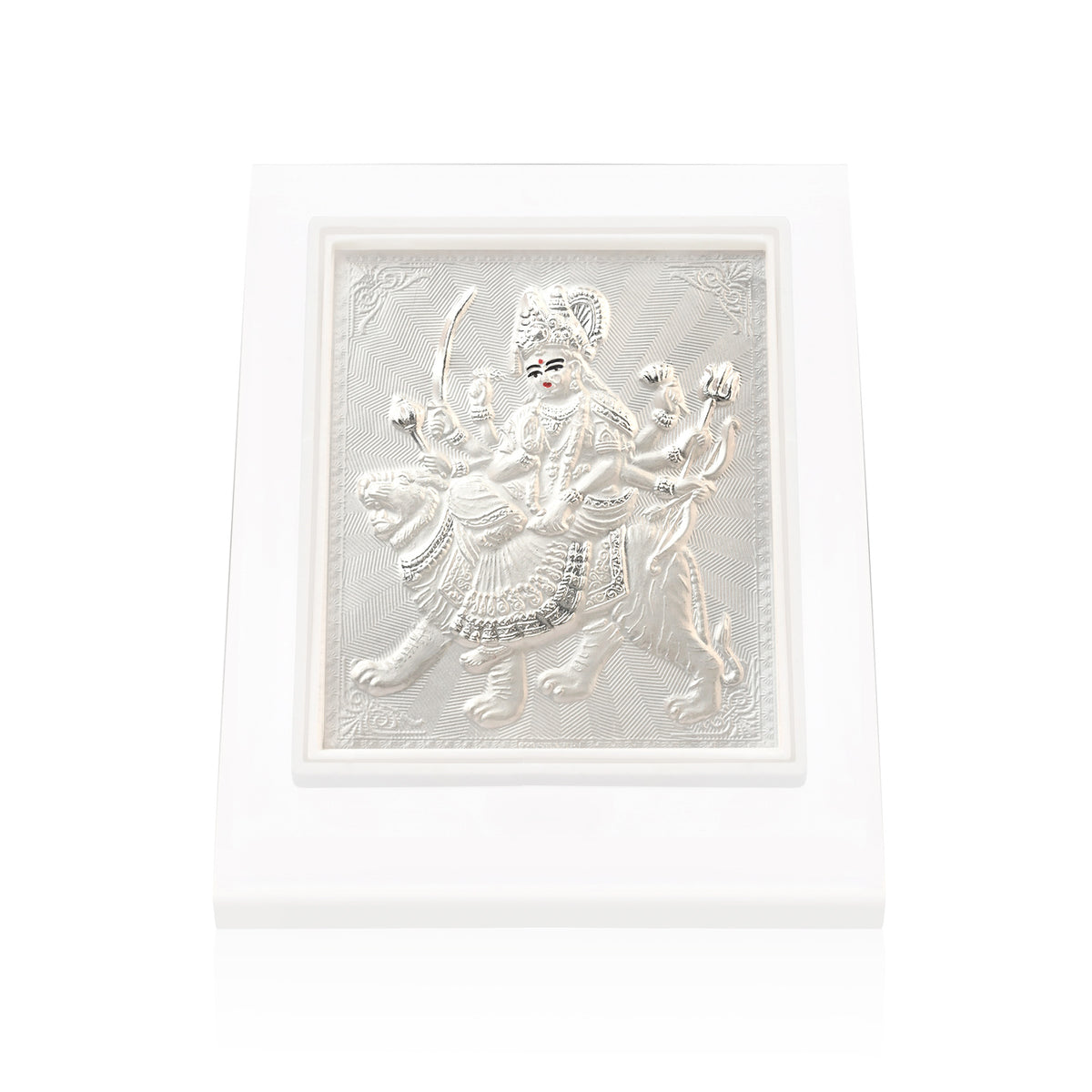 999 Silver Durga Maa Frame