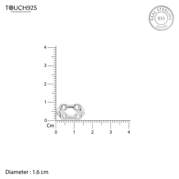 CZ Sequence Line Ring - Touch925