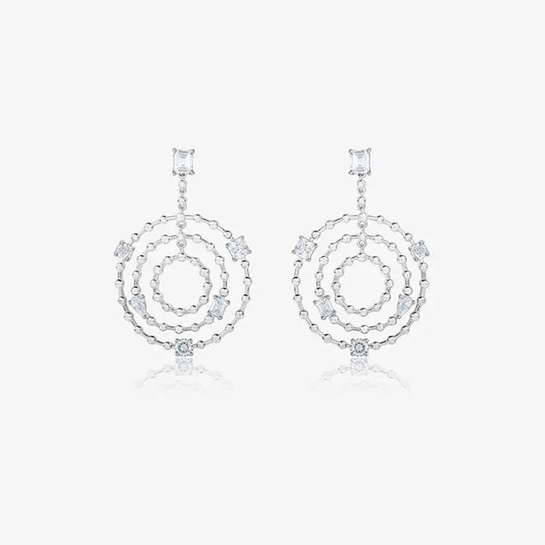 Radiant Circle Elegance Earrings