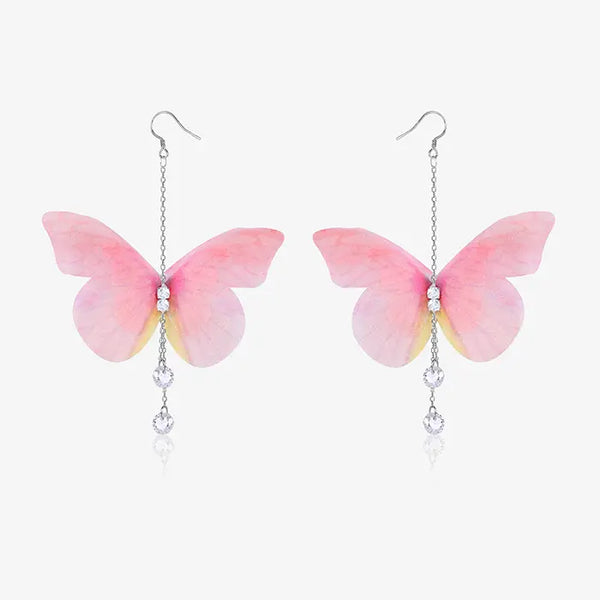 Whisper Butterfly Drop Earrings