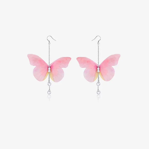 Whisper Butterfly Drop Earrings