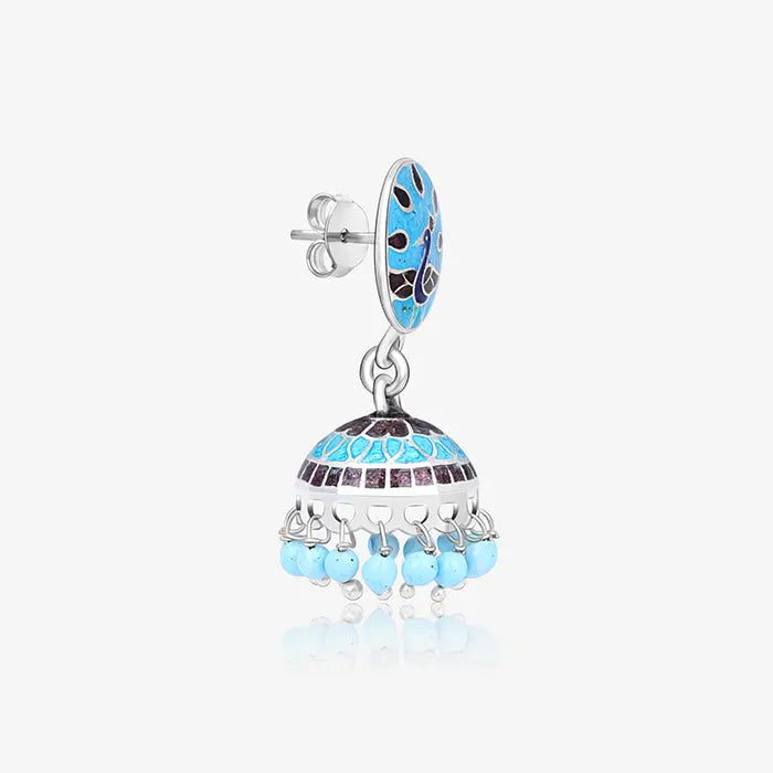 Elegant Peacock Jhumka