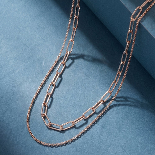 Rose Gold Layered Chain