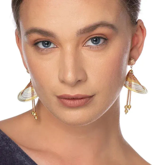 Celtic Twists Rose Gold Earrings - Touch925