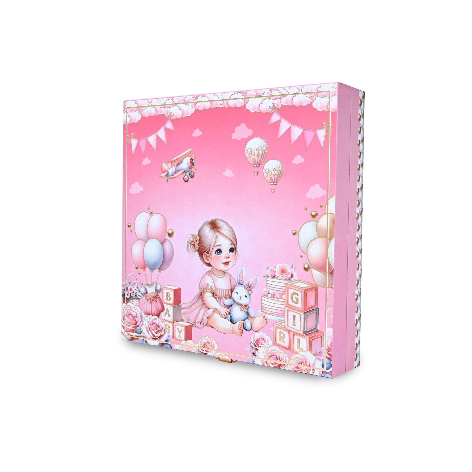 999 Silver Musical Baby Girl Coin Box (5 Coins)