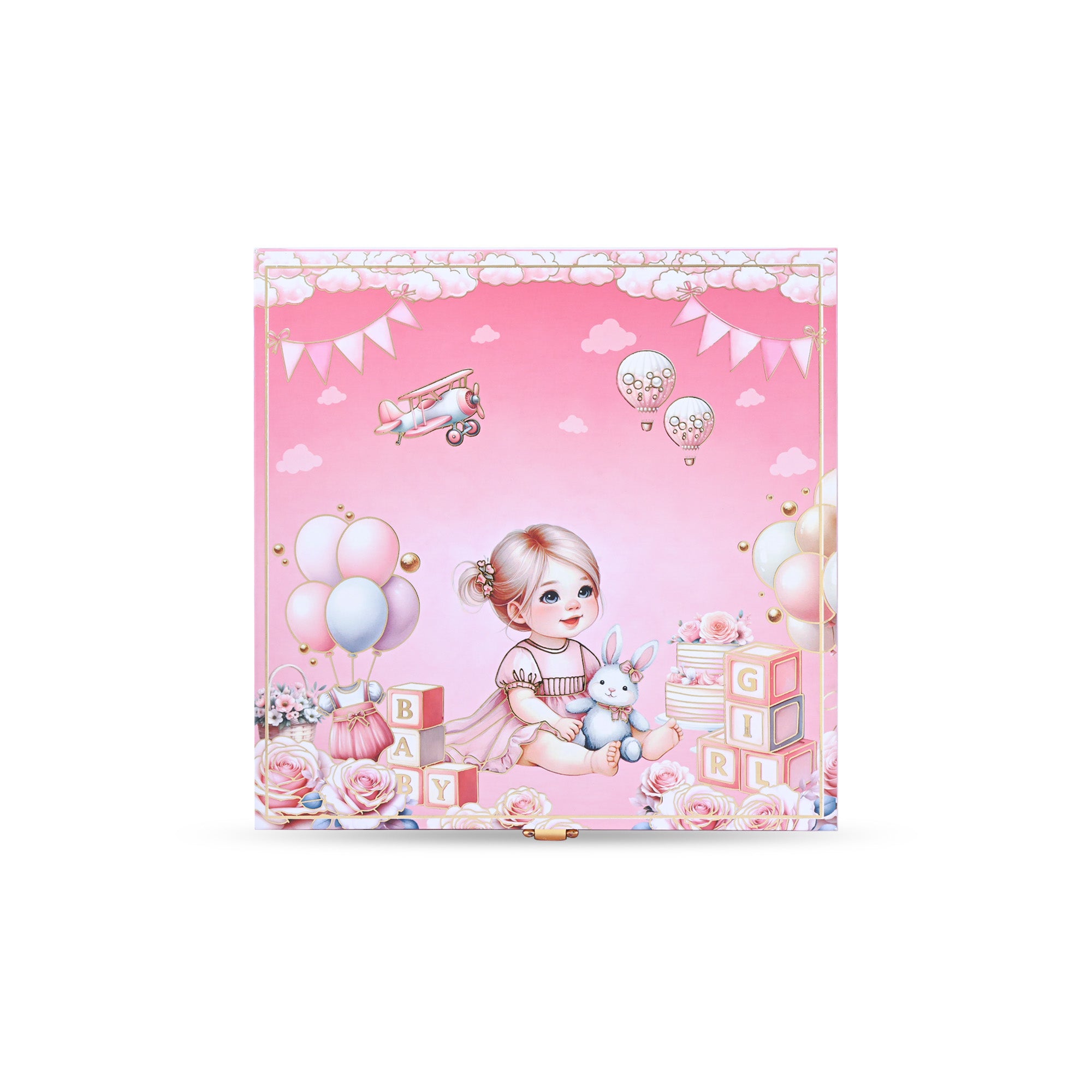 999 Silver Musical Baby Girl Coin Box (5 Coins)