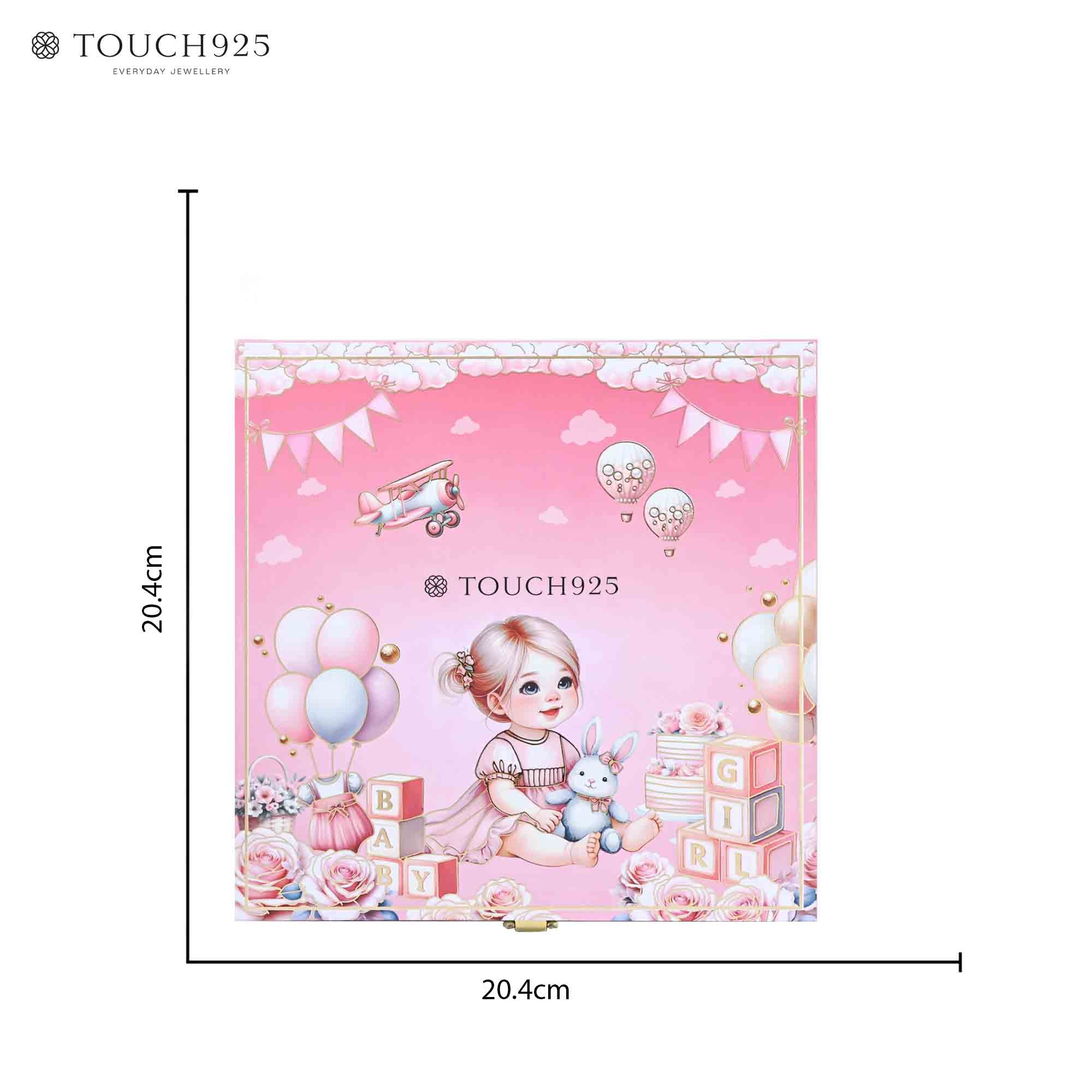 999 Silver Musical Baby Girl Coin Box (5 Coins)
