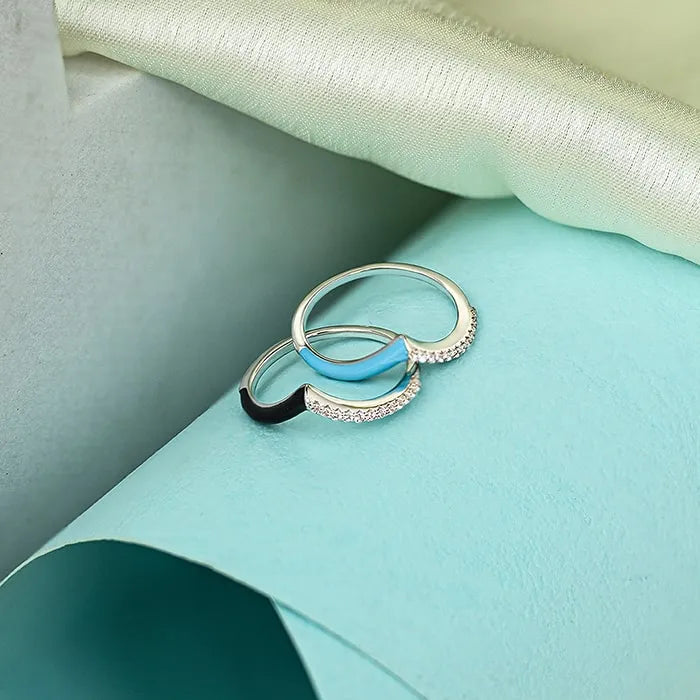 Sleek Chic Stack Rings - Touch925