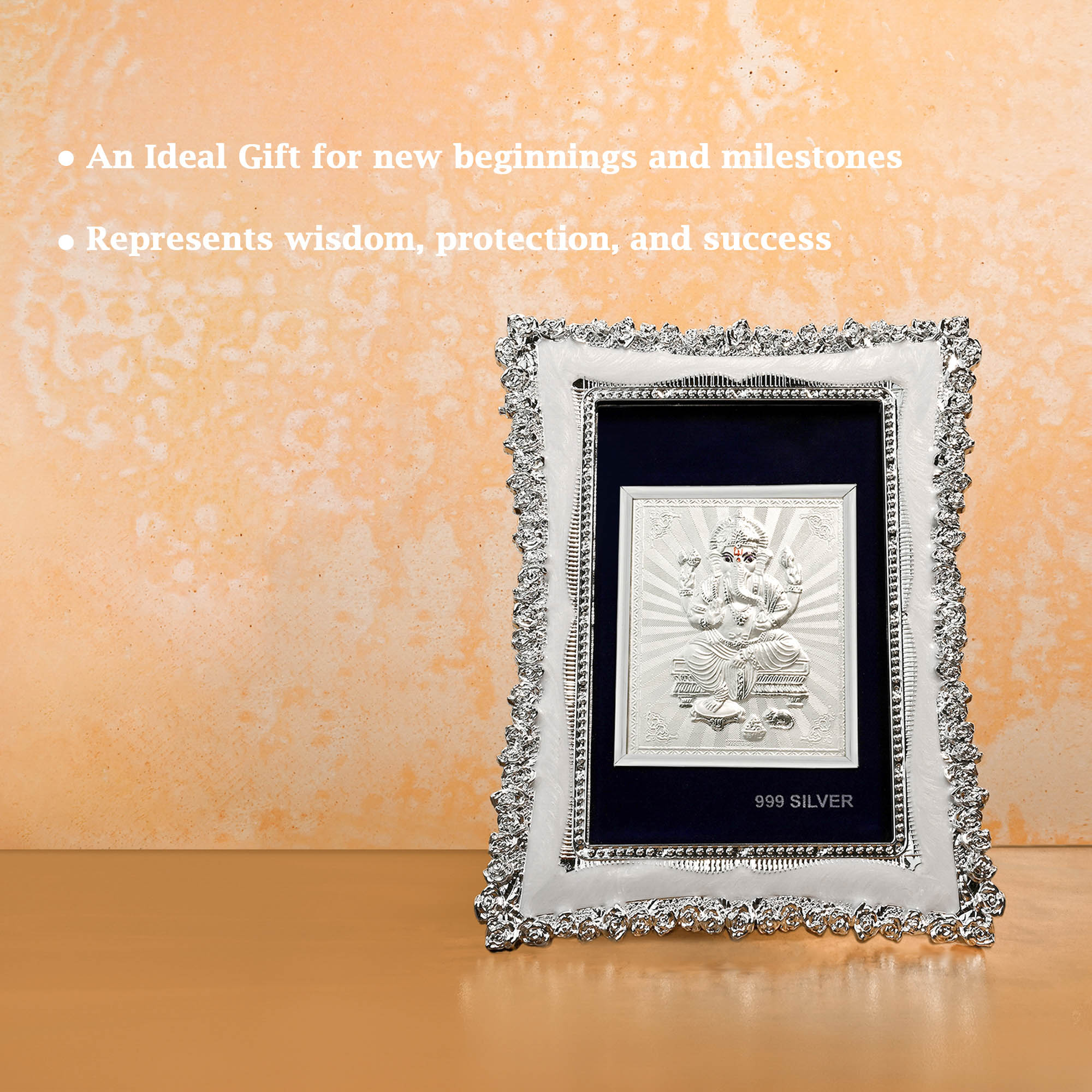999 Silver Ganesha Frame