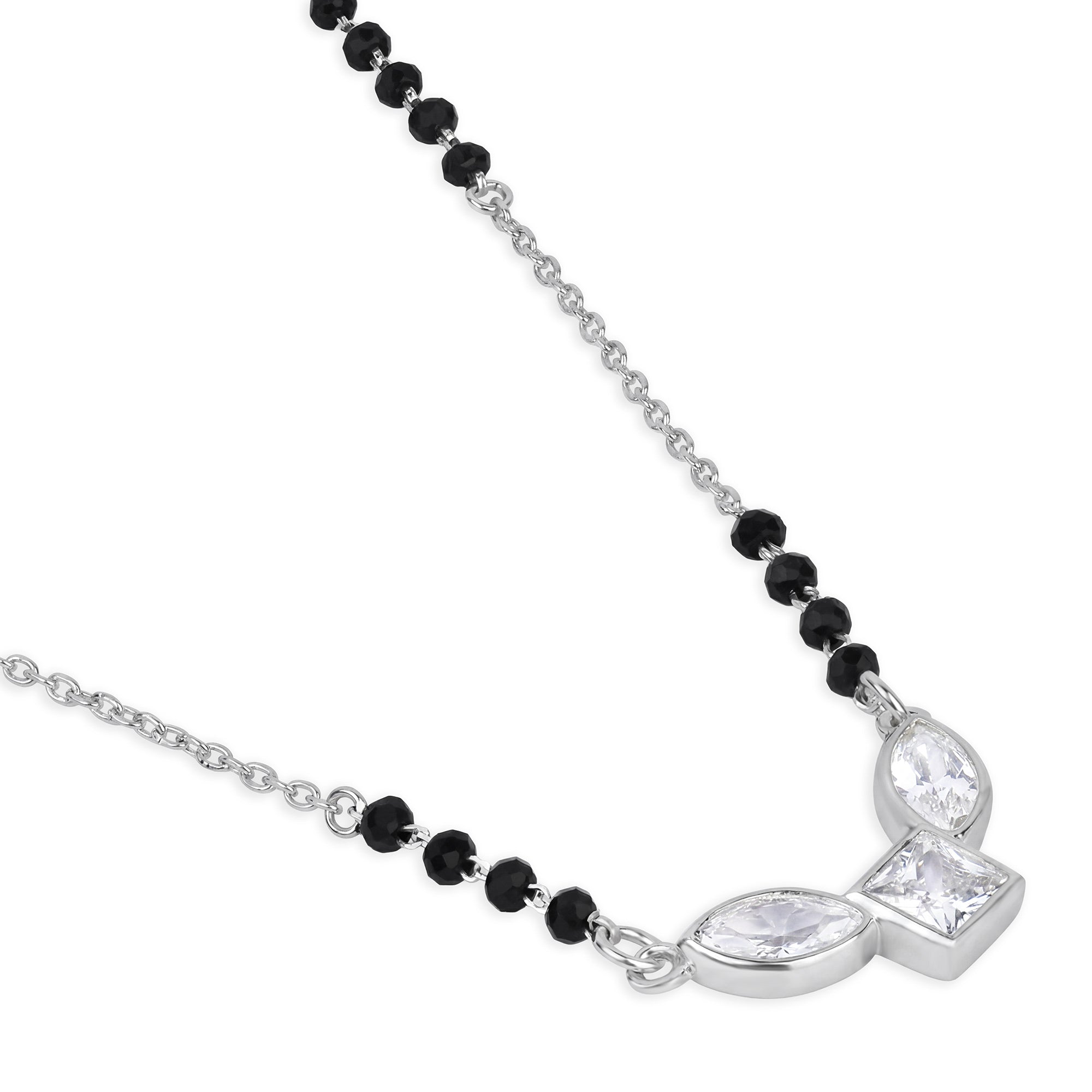 Triple Stone Zircon Mangalsutra