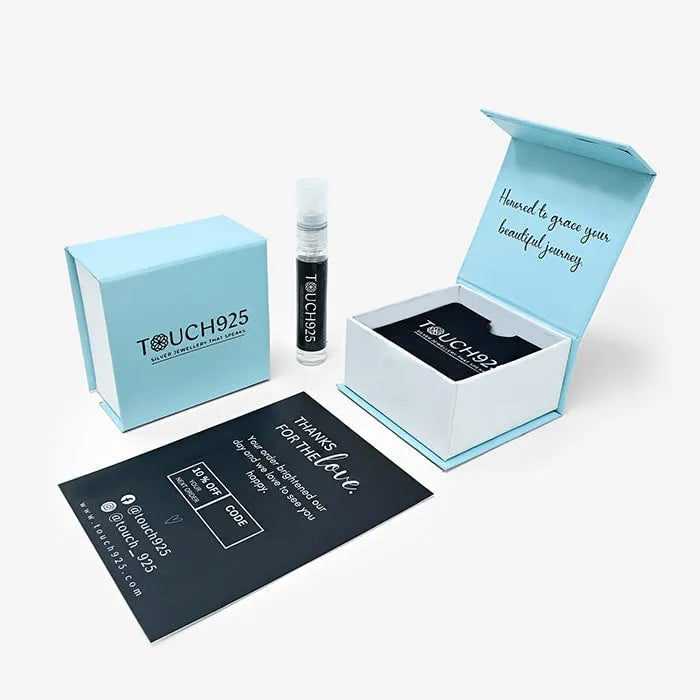 Radiant Rectangular CZ Silver Studs - Touch925