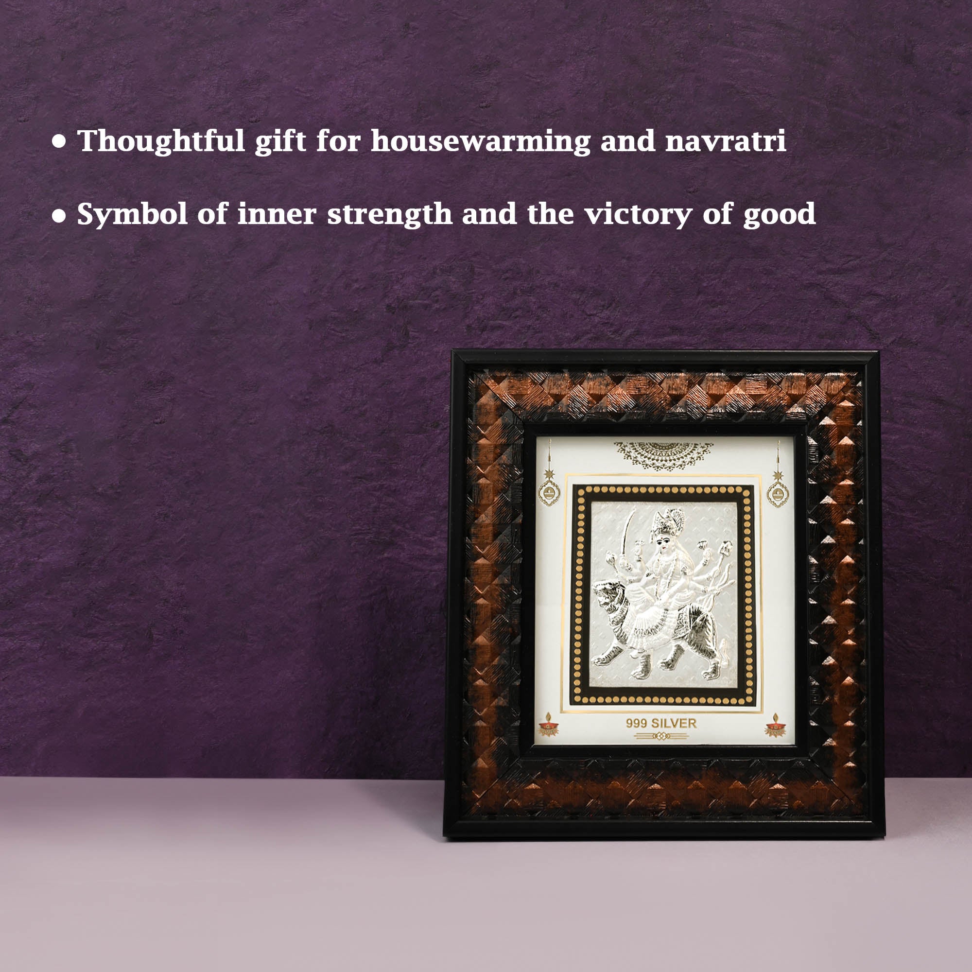999 Silver Ambe Mata Frame