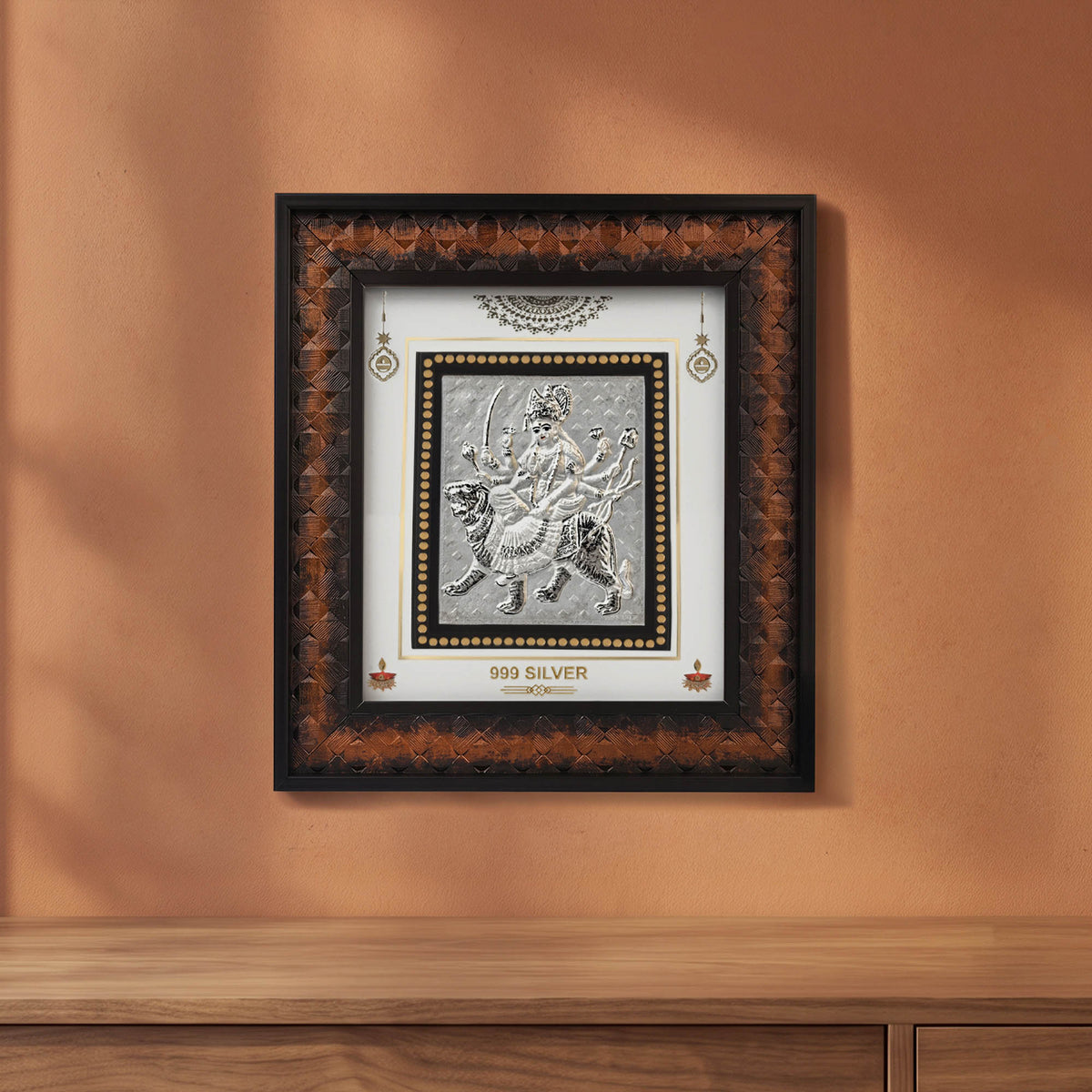 999 Silver Ambe Mata Frame