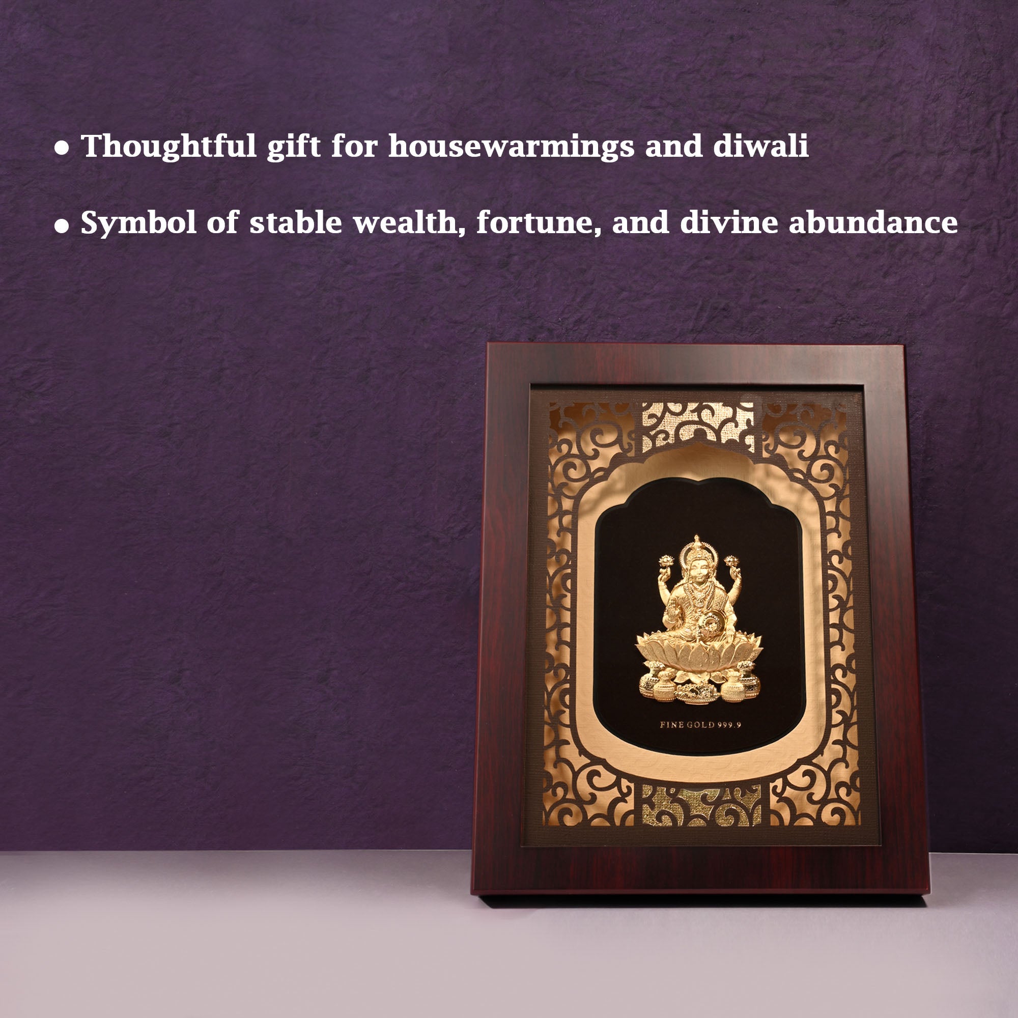 24k Gold Foil Lakshmi Frame