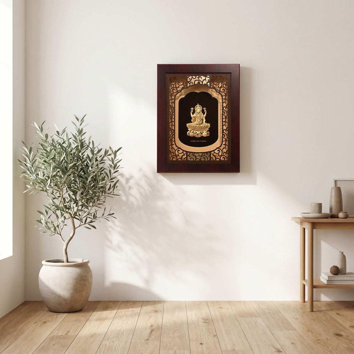 24k Gold Foil Lakshmi Frame