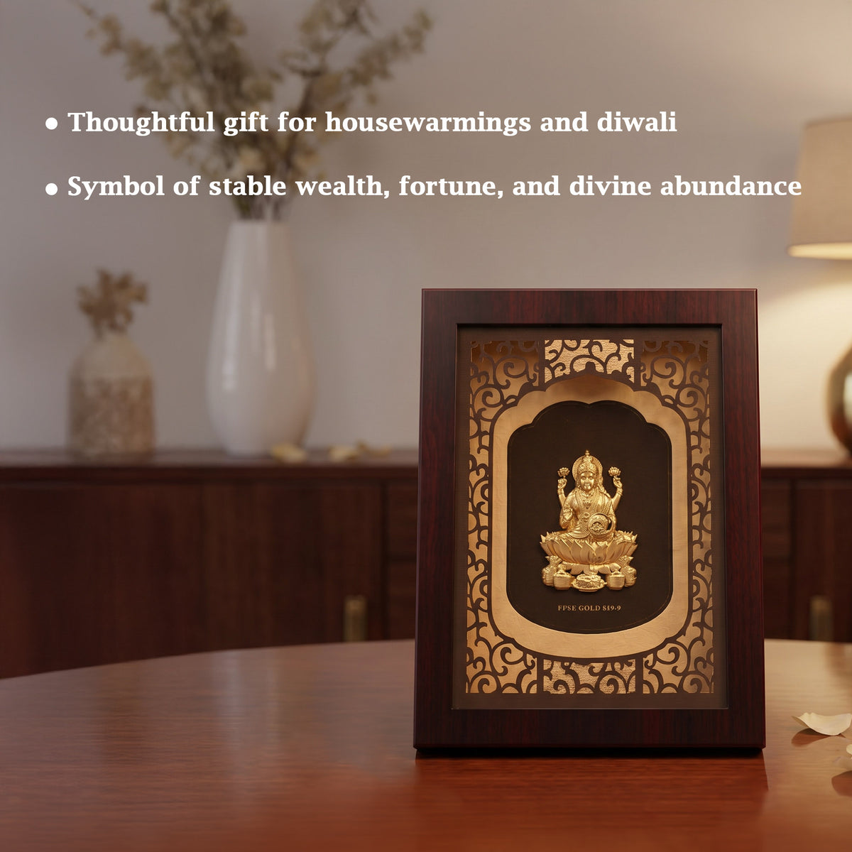 24k Gold Foil Lakshmi Frame