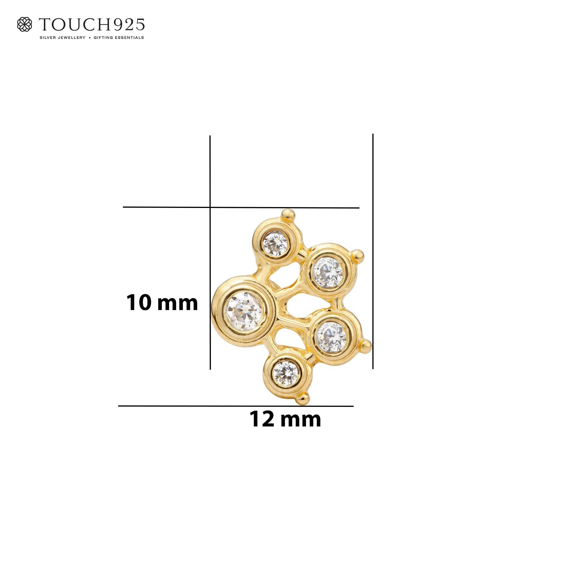 Cluster Bloom Nose Pin