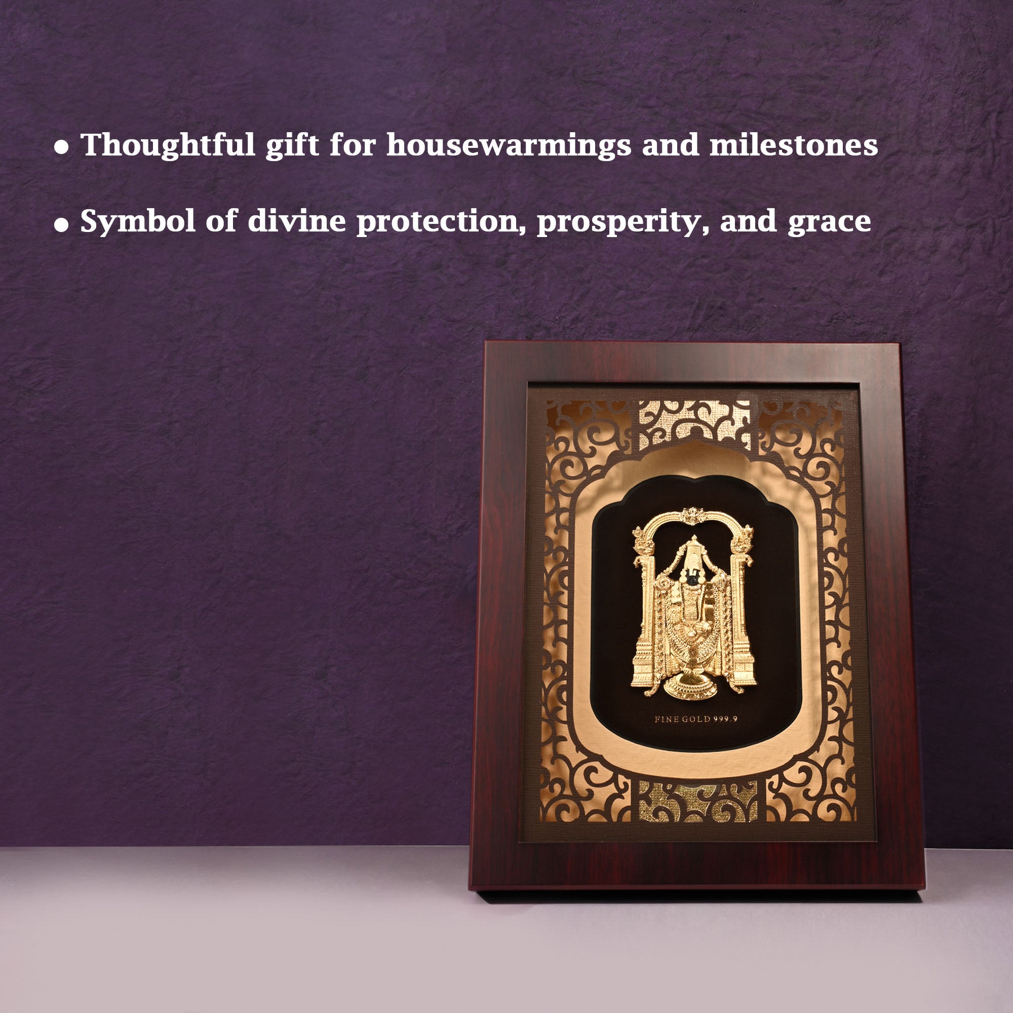 24k Gold Foil Balaji Frame