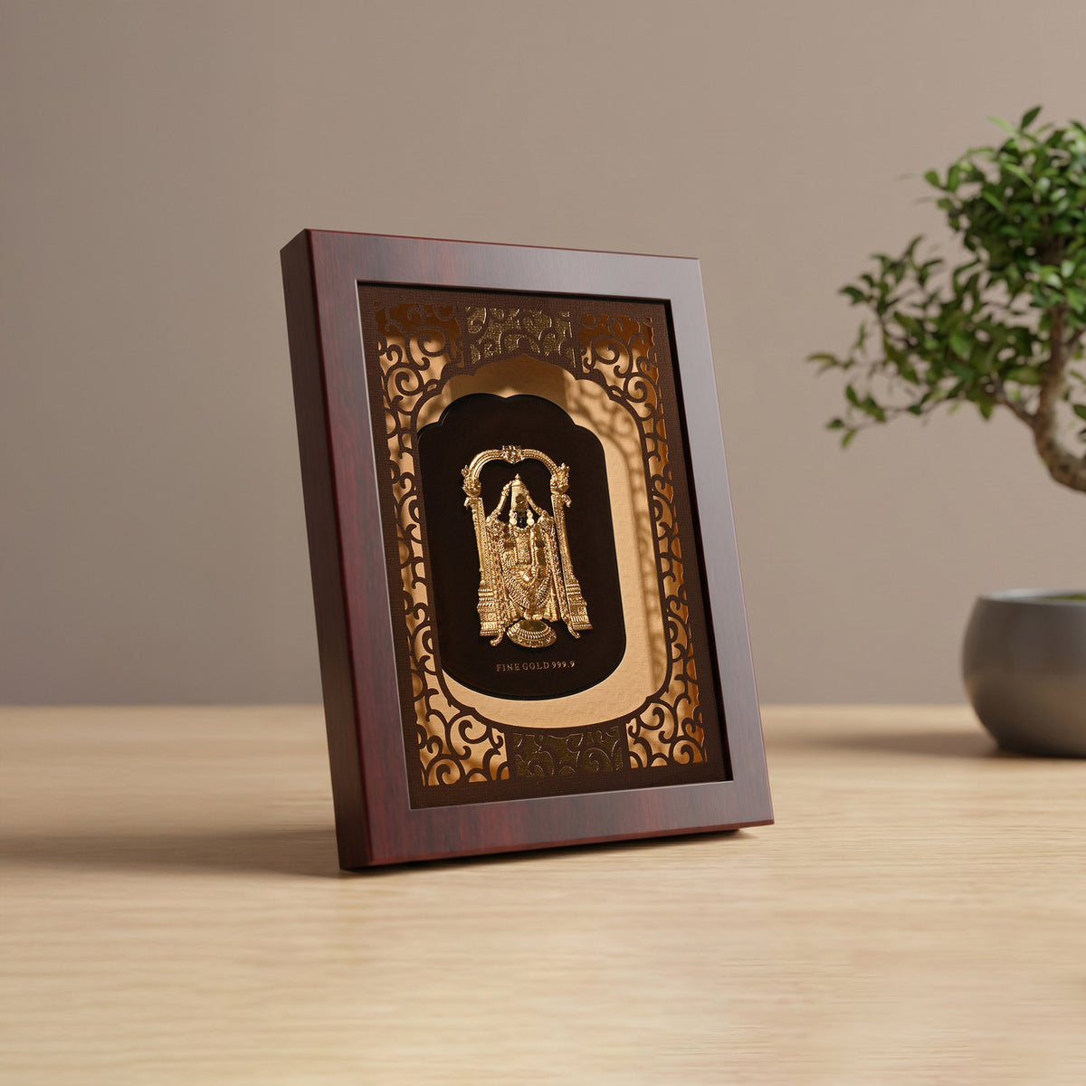 24k Gold Foil Balaji Frame