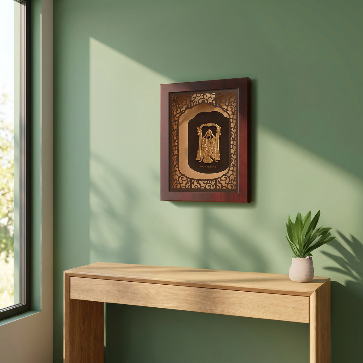 24k Gold Foil Balaji Frame