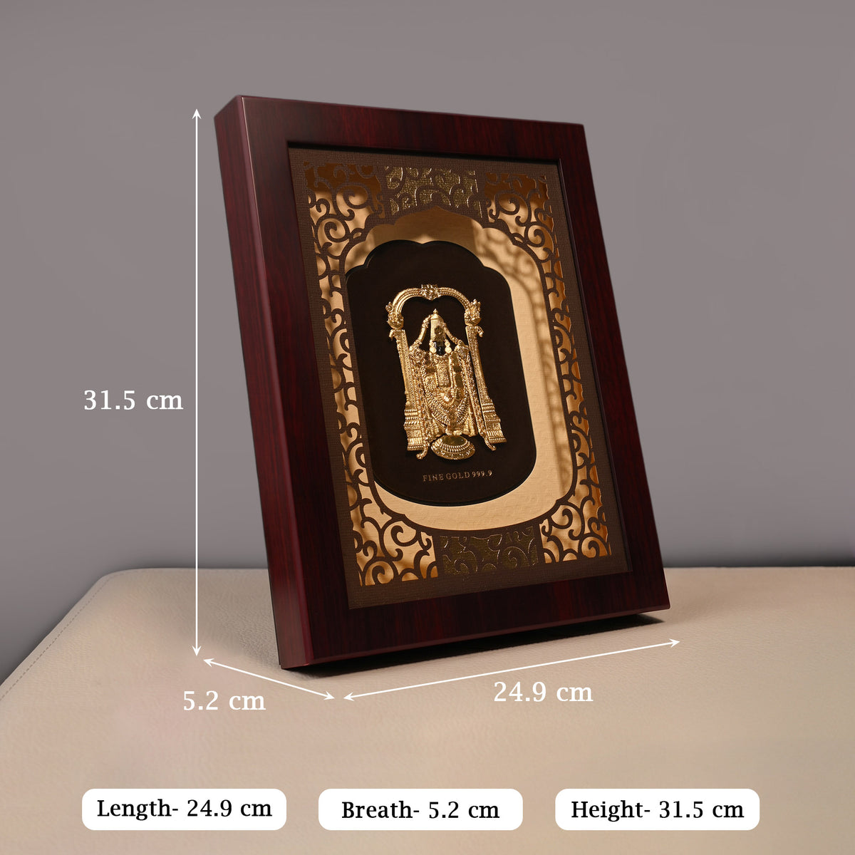 24k Gold Foil Balaji Frame