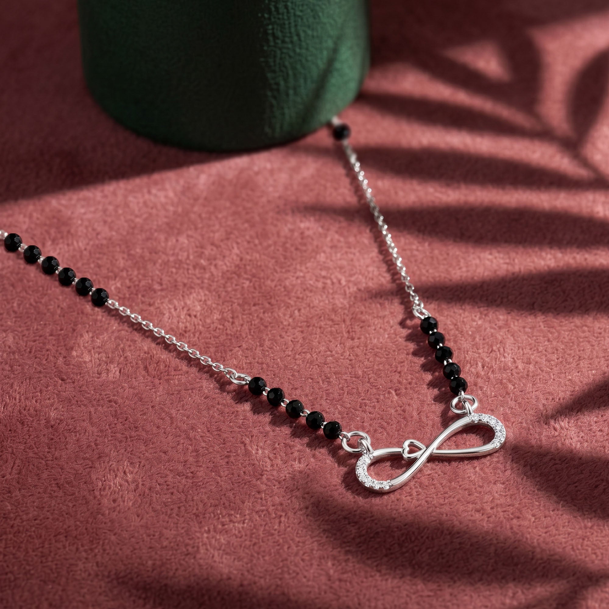Heart Infinity CZ Mangalsutra