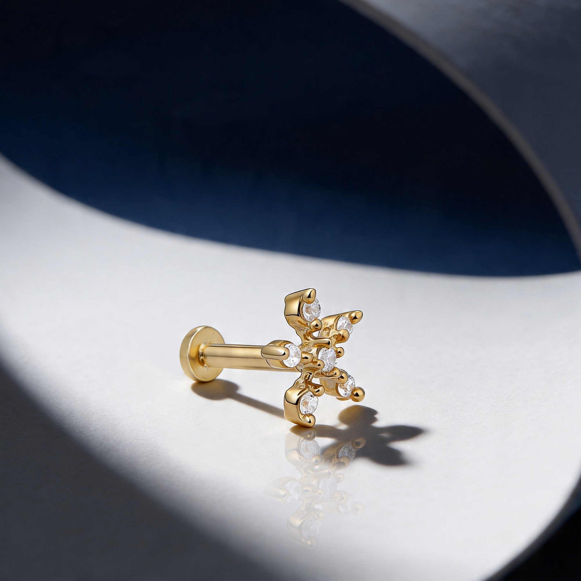 Sparkling Starlet Nose Pin