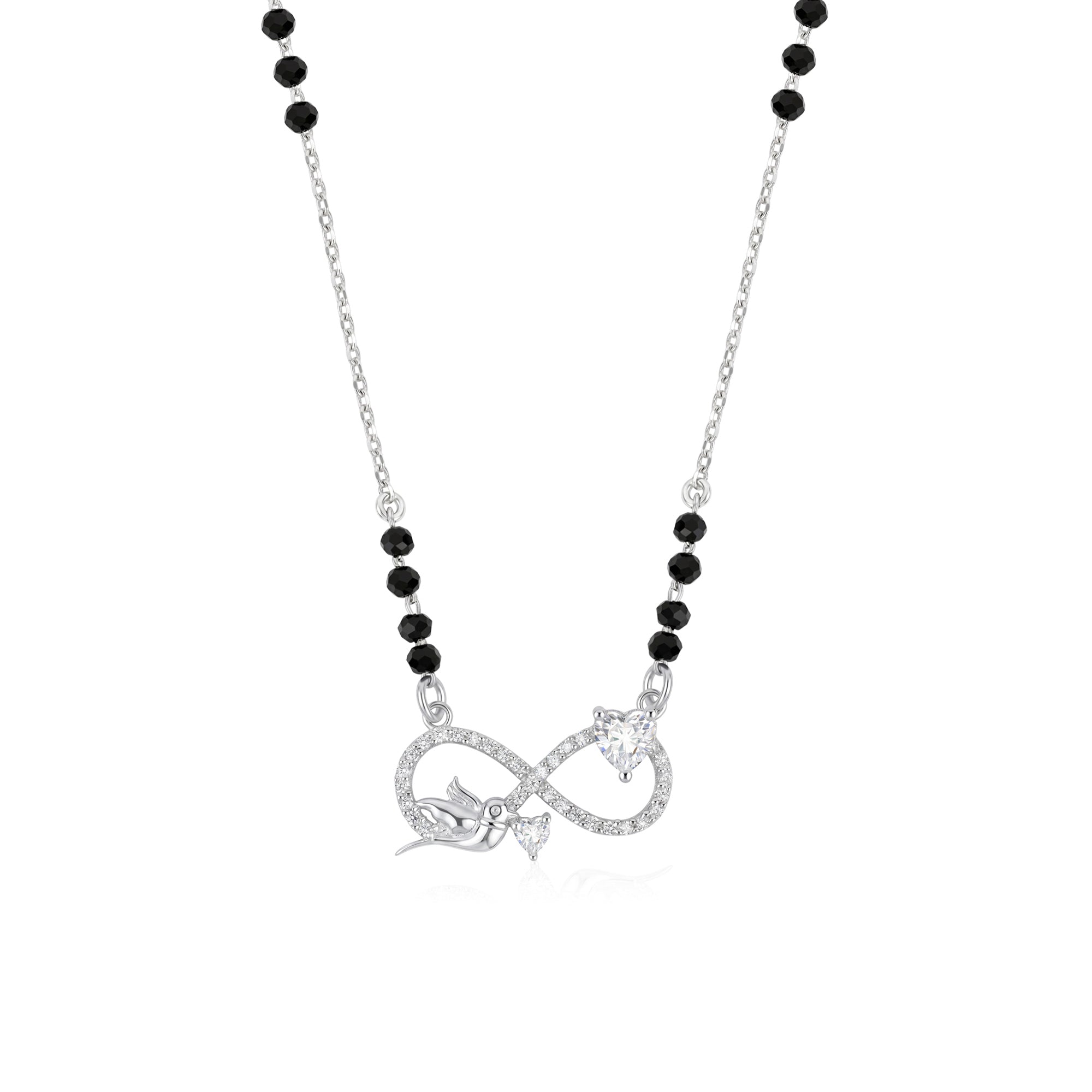 Angel Bird Infinity CZ Mangalsutra