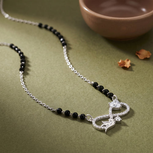 Angel Bird Infinity CZ Mangalsutra