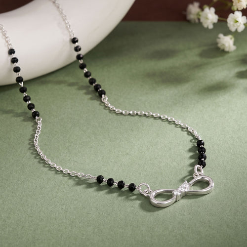 Triple Stone Infinity CZ Mangalsutra