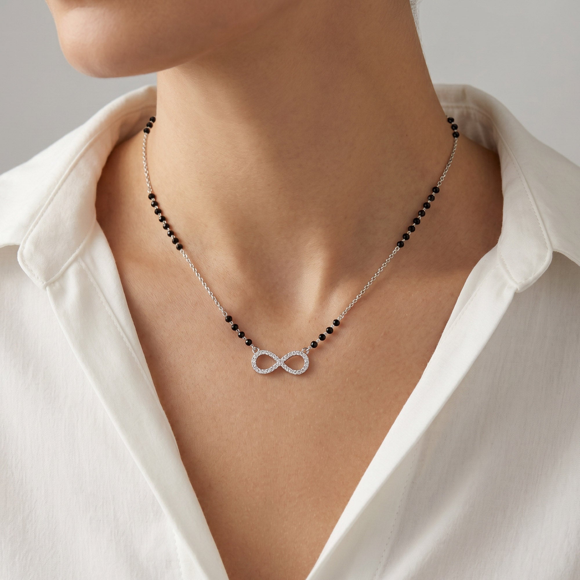 Classic Infinity CZ Mangalsutra