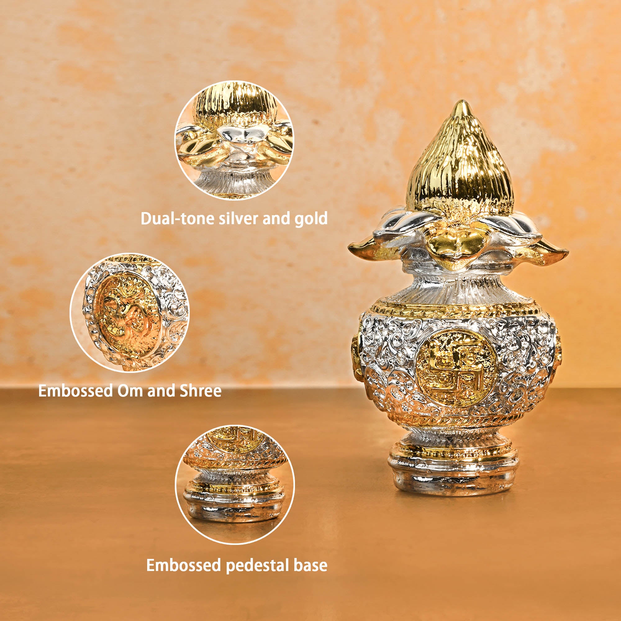 999 Silver Plated Pooja Kalash