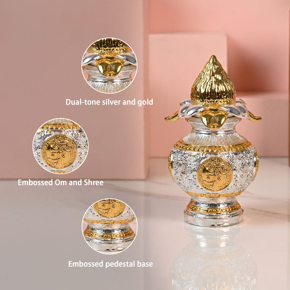 999 Silver Plated Pooja Kalash