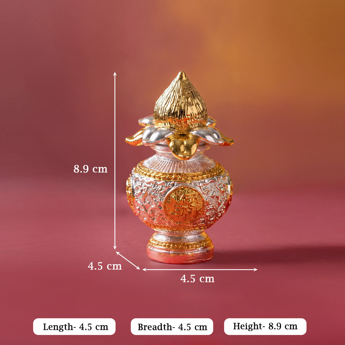 999 Silver Plated Pooja Kalash