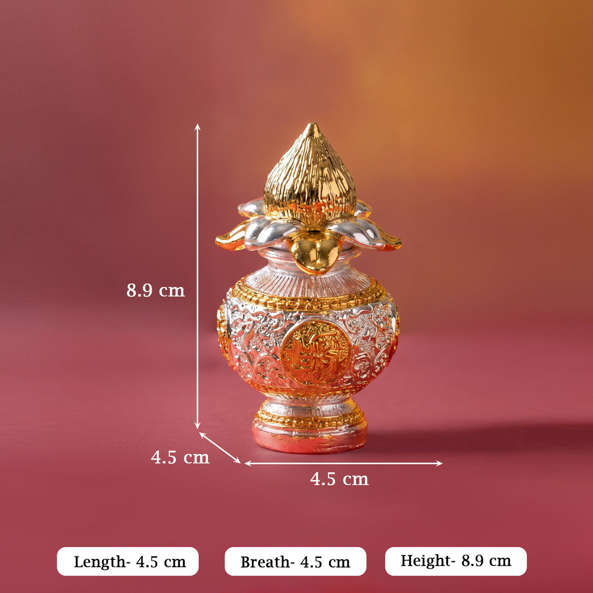 999 Silver Plated Pooja Kalash