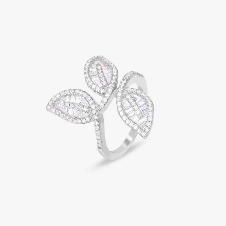 Cascading Petals Silver Ring - Touch925
