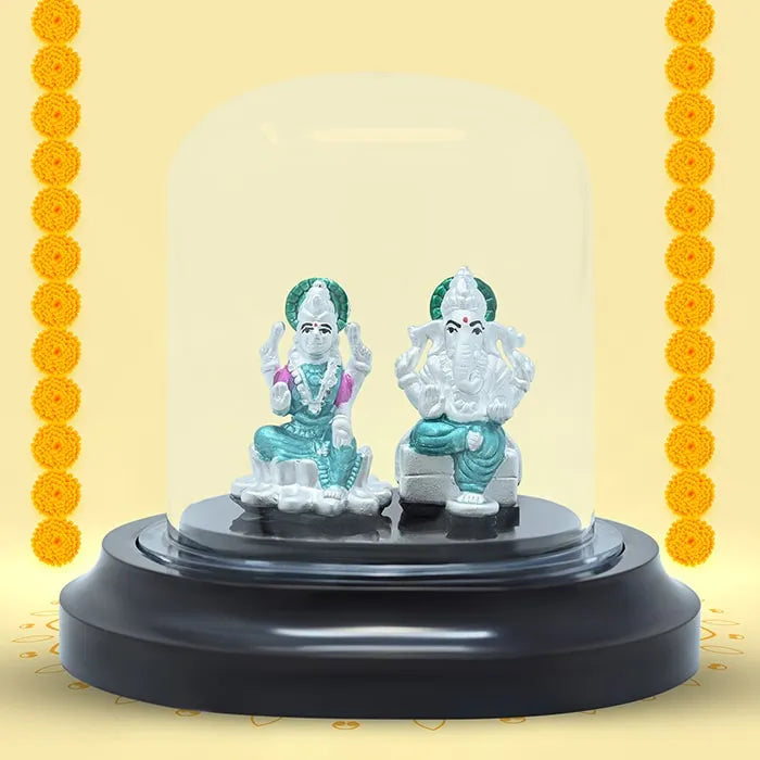 999 Silver Siddhivinayaka Lakshmi Ji Radiance Idol - Touch925