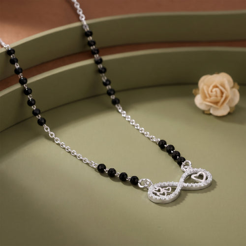 Multi Heart Infinity CZ Mangalsutra