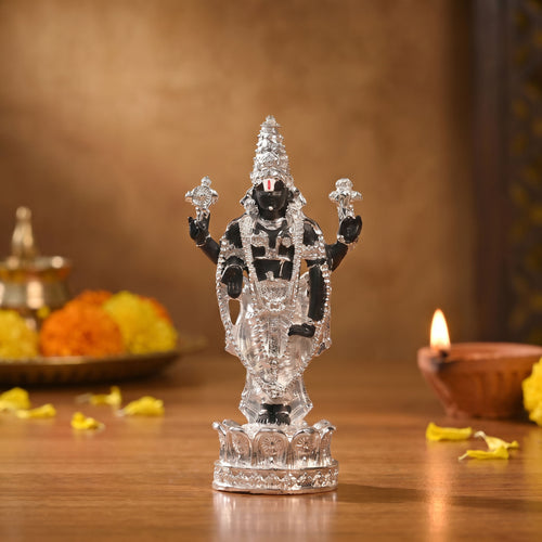 999 Silver Plated Balaji Idol