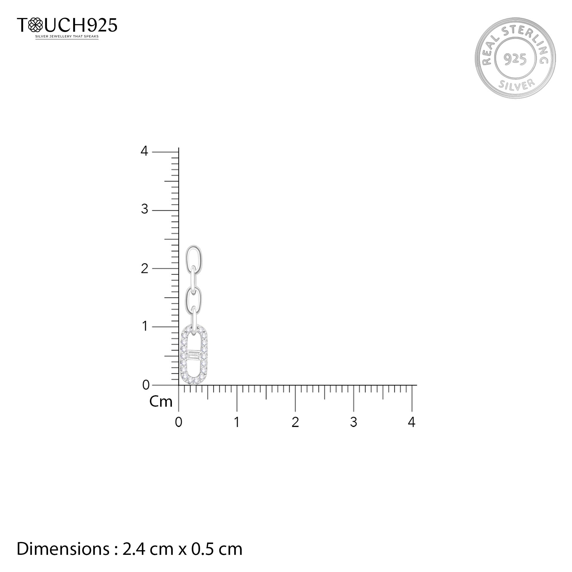 Interlinked Drop Earrings