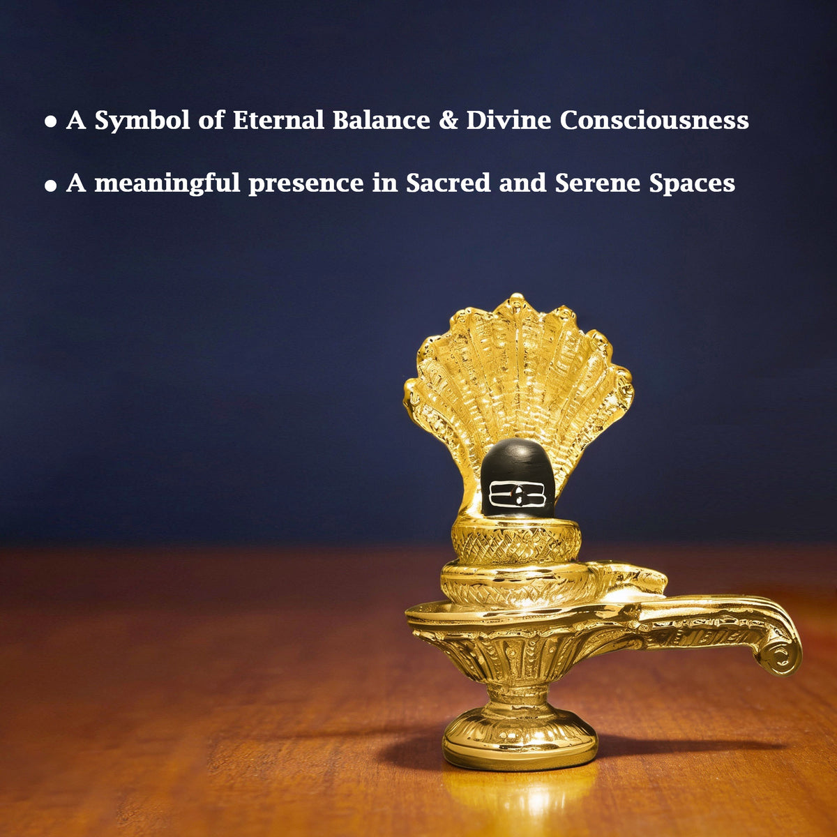 999 Silver Plated Golden Shiva Lingam
