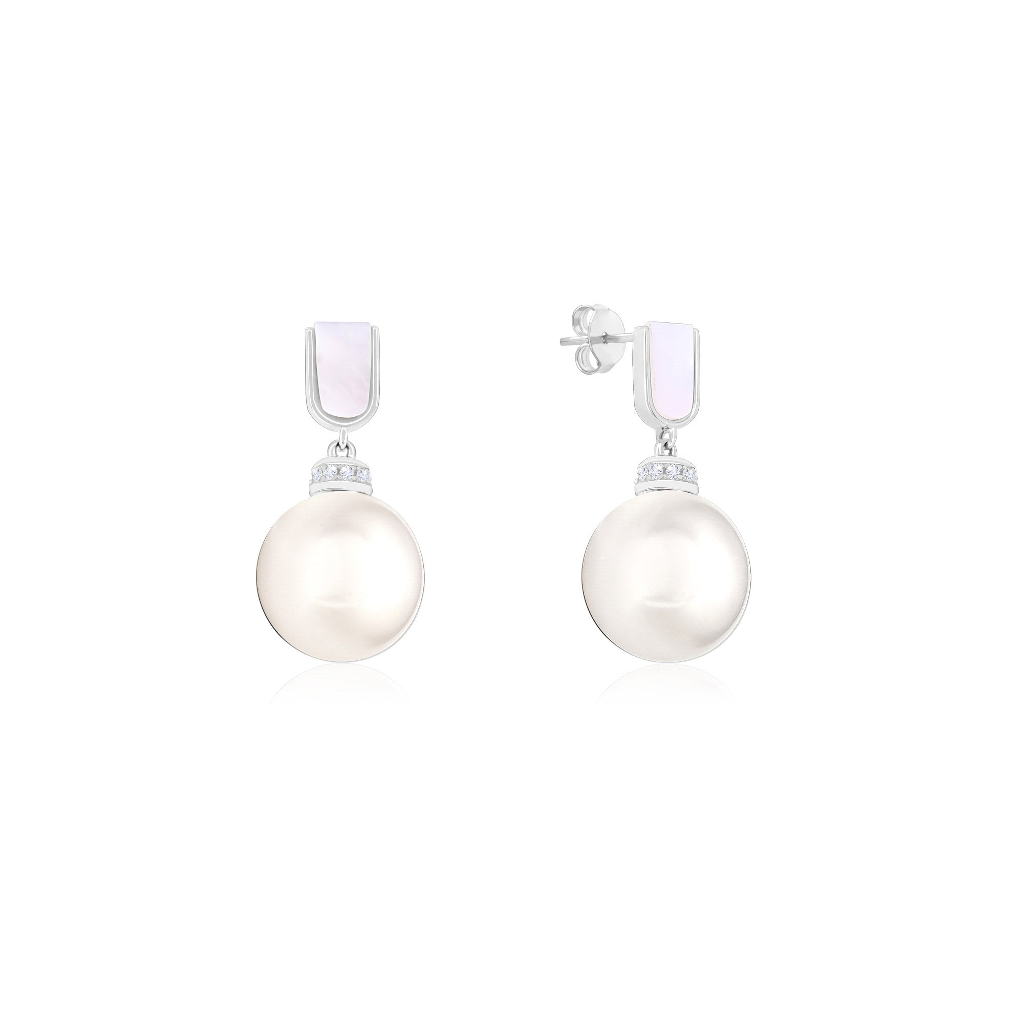 Drop Pearl Earrings