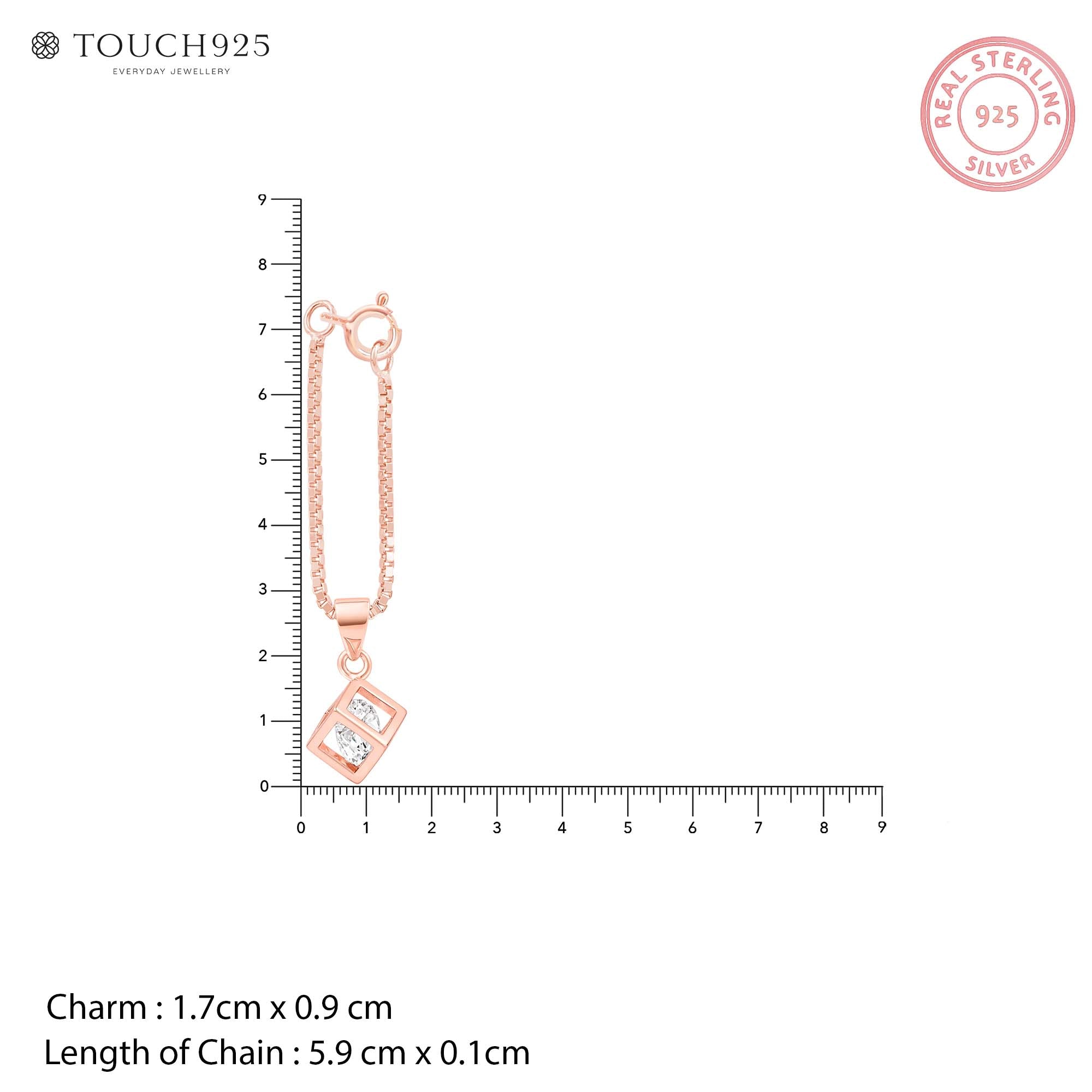 Stacked Square Charm