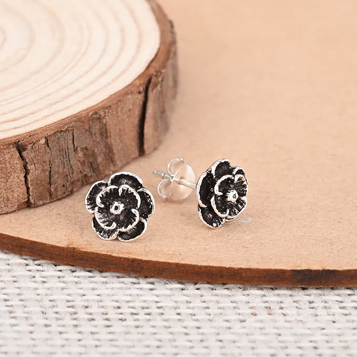 Floral Rose Studs - Touch925