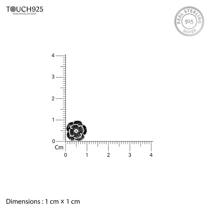 Floral Rose Studs - Touch925