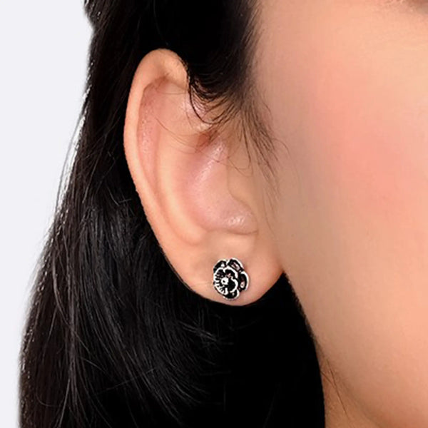 Floral Rose Studs