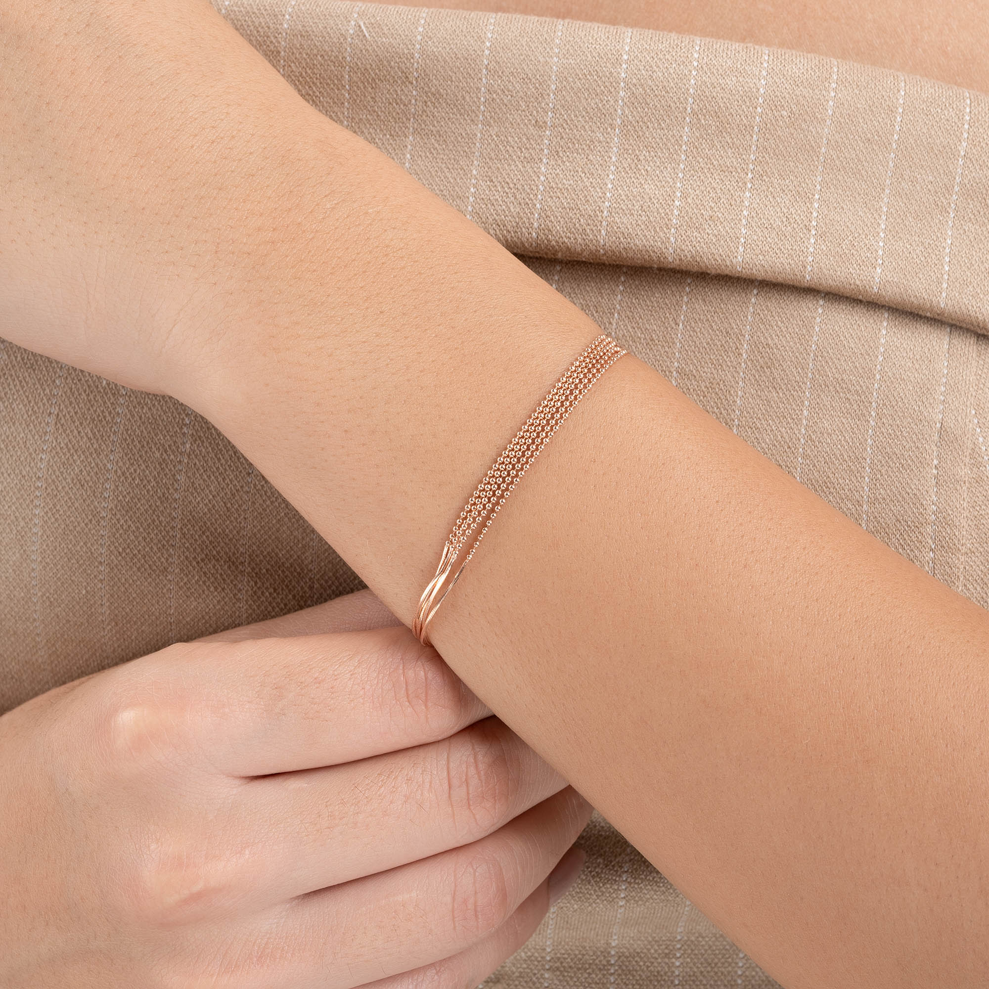 Layered Beaded Bracelet